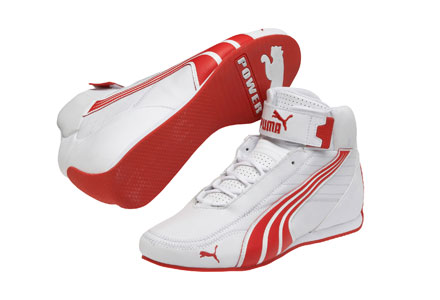 KART CAT MID II Shoe White/Red